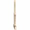 Ekena Millwork Richland Rough Sawn Timber Gable Bracket, Douglas Fir, 60"W x 40"H x 2"D x 4"F, 16/12 Pitch GBW060X40X0204RIC00RDF - alternate 3
